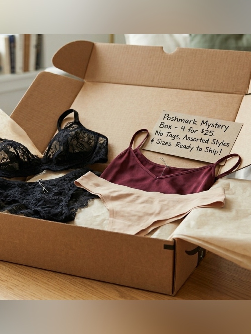 Mystery Macys INC JCPenney VS DKNY panties bras Briefs bikini lingerie m/l lot